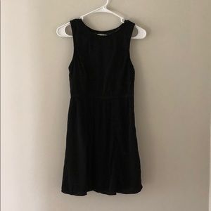 Black lace back dress